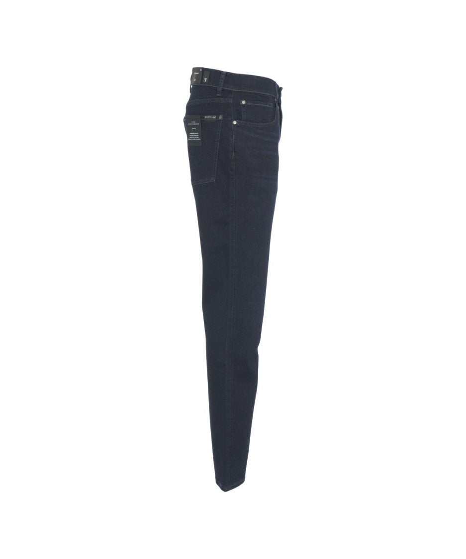 7 For All Mankind Straight Leg Jeans With Classic Five-Pocket