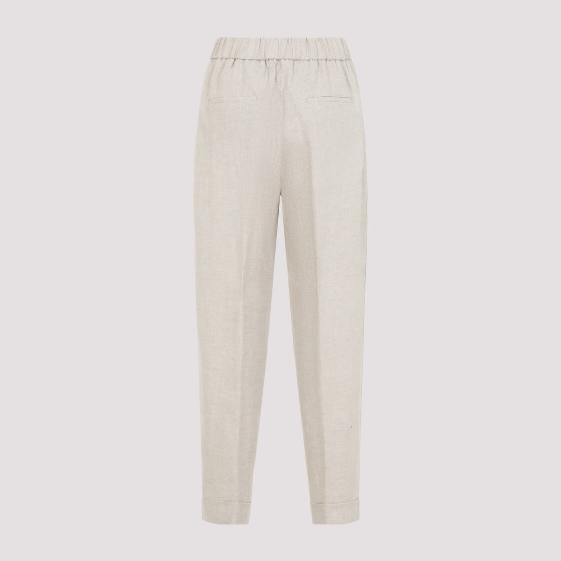 Peserico Relaxed Fit Linen Trousers