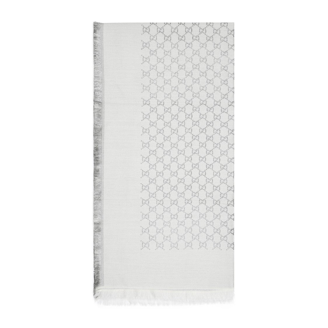 Gucci Rectangular Scarf With Interlocking Pattern