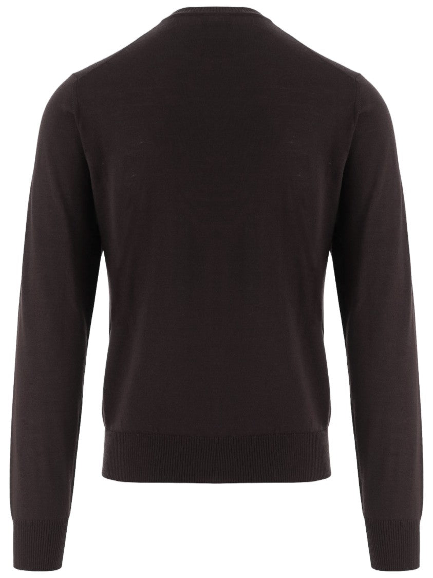 Emporio Armani Virgin Wool Sweater By Emporio Armani