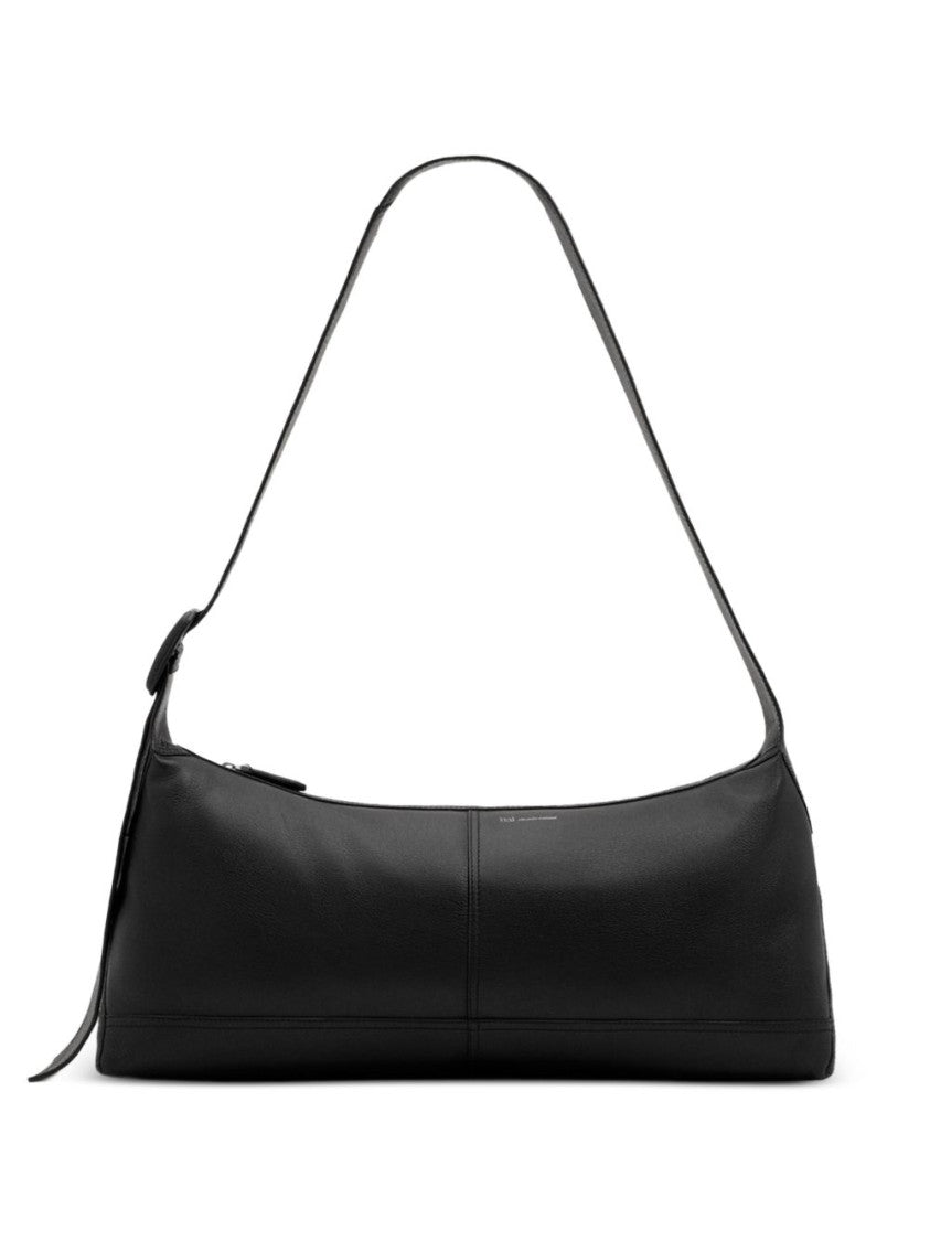 Ami Paris Rectangular Silk-Nylon Shoulder Bag