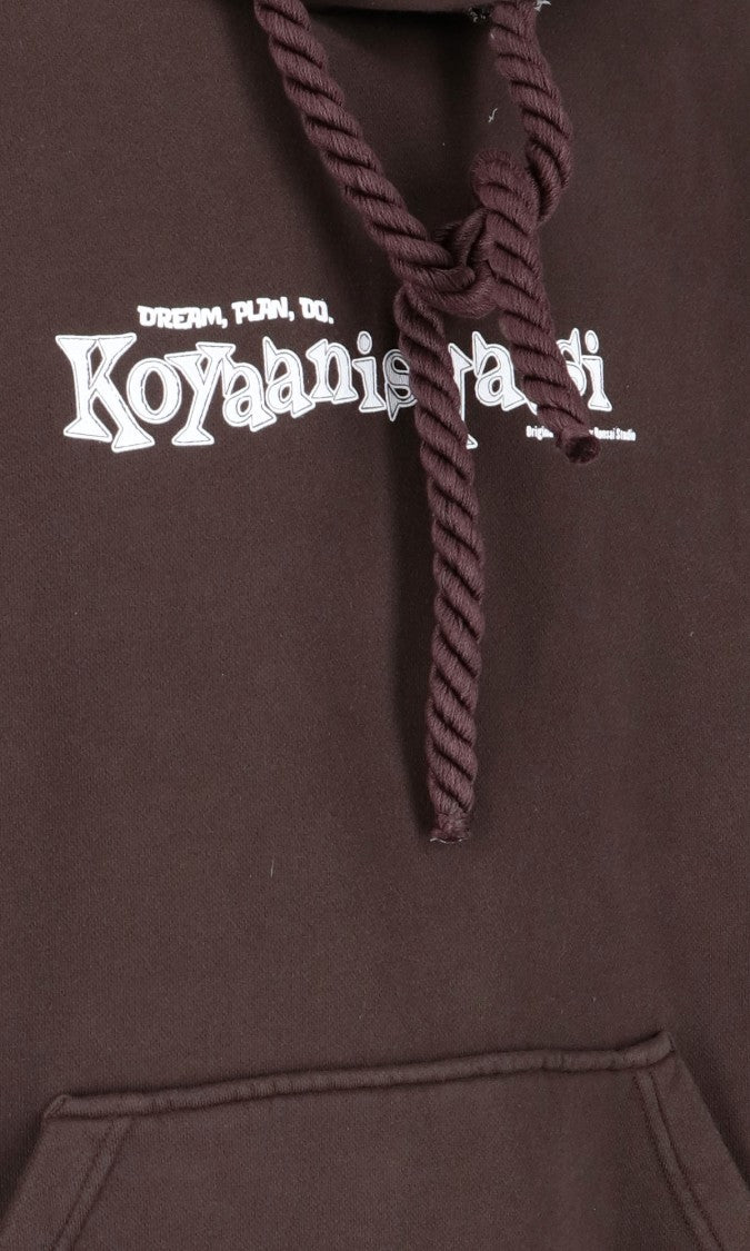 Bonsai Relaxed Fit Hoodie Sweater With Front Kangaroo Pocket