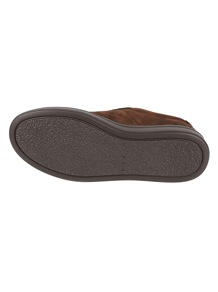 Hogan H668 Smooth Calf Leather Slip-On Sneakers