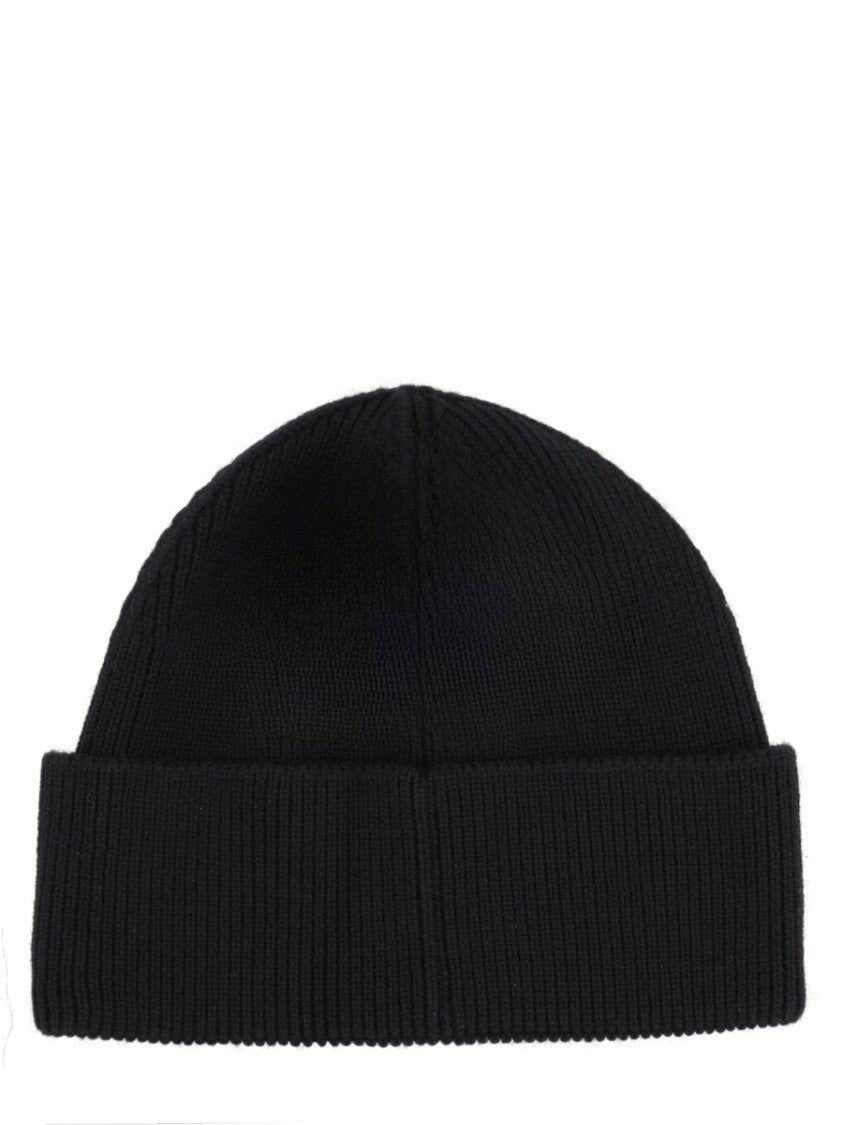 Marine Serre Ribbed Knit Crescent Moon Hat
