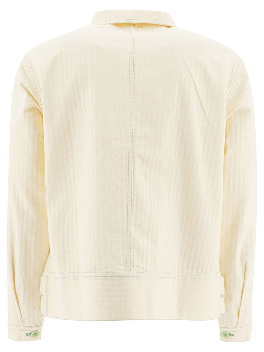Bode Boxy Cotton Jacket With Button-Up Front