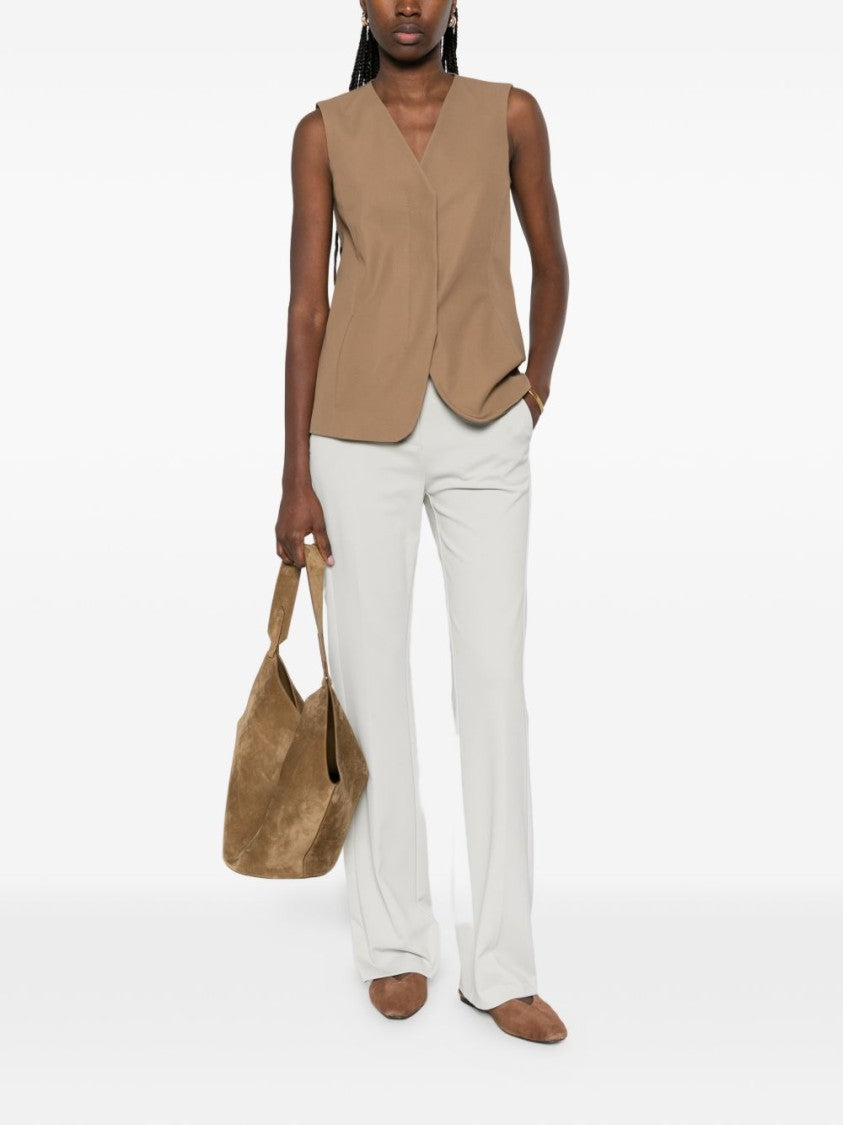 Pinko Straight-Leg Trousers With Tailored Fit And Subtle Sheen