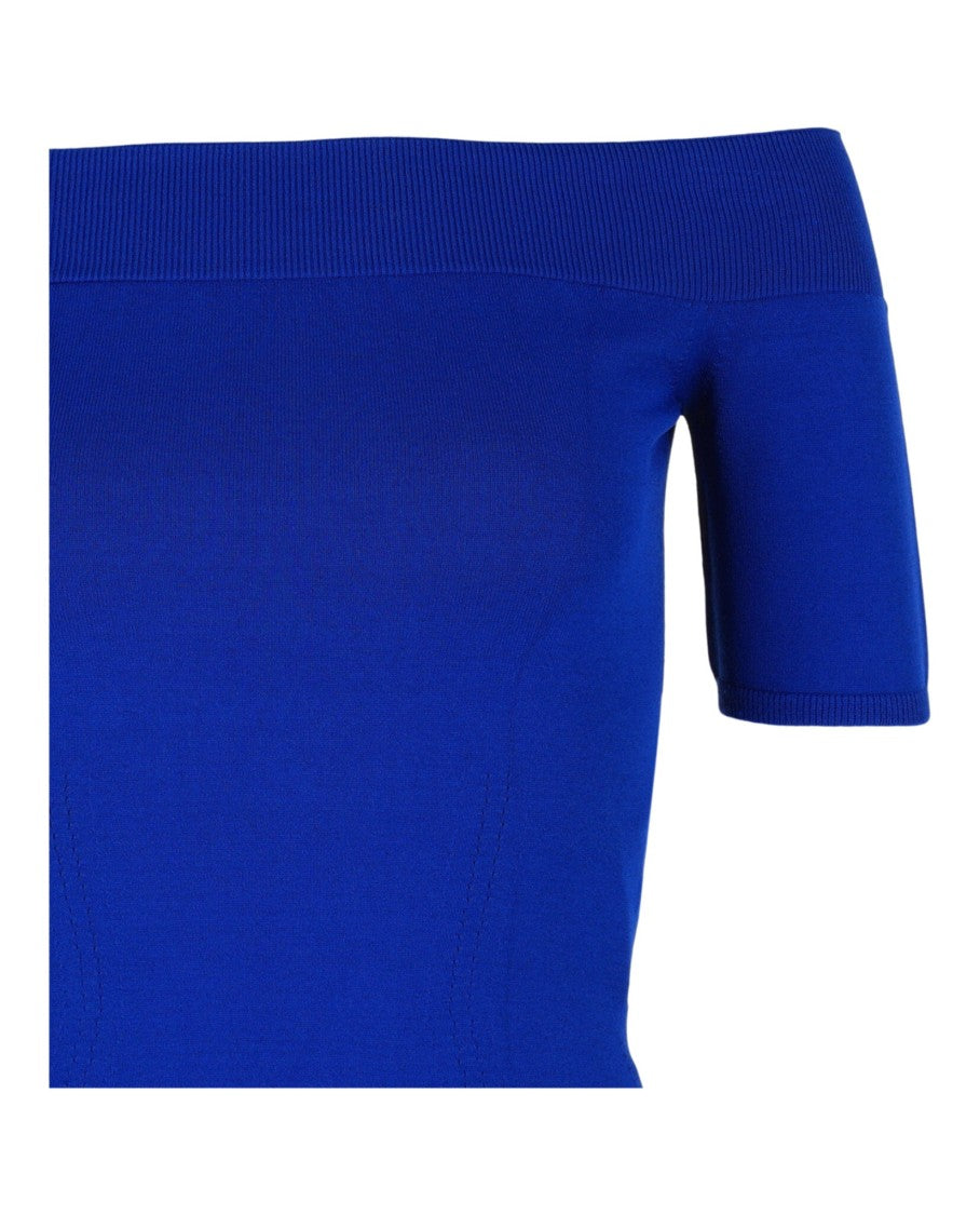 Alexander Mcqueen Off-The-Shoulder Crop Top