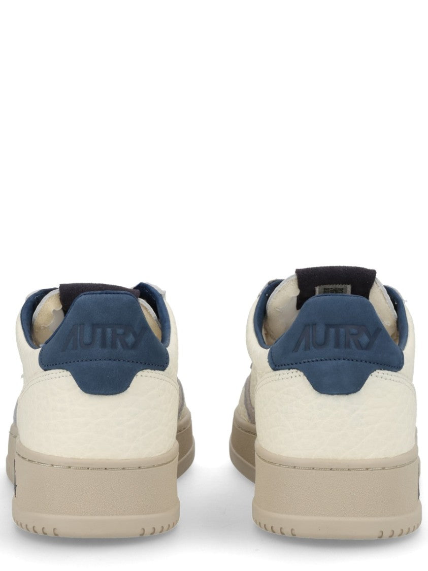 Autry Perforated Cow Leather Sporty Sneakers