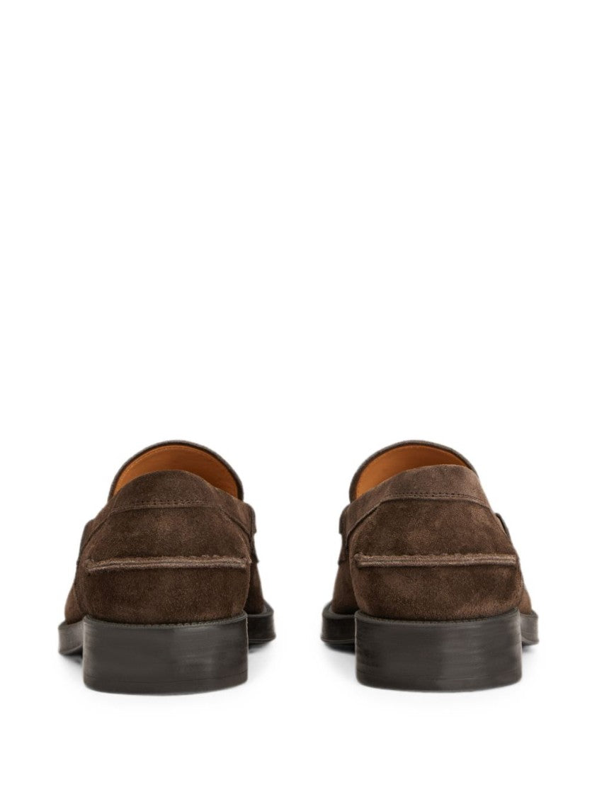 Tod's Brown Suede Calfskin Classic Loafers