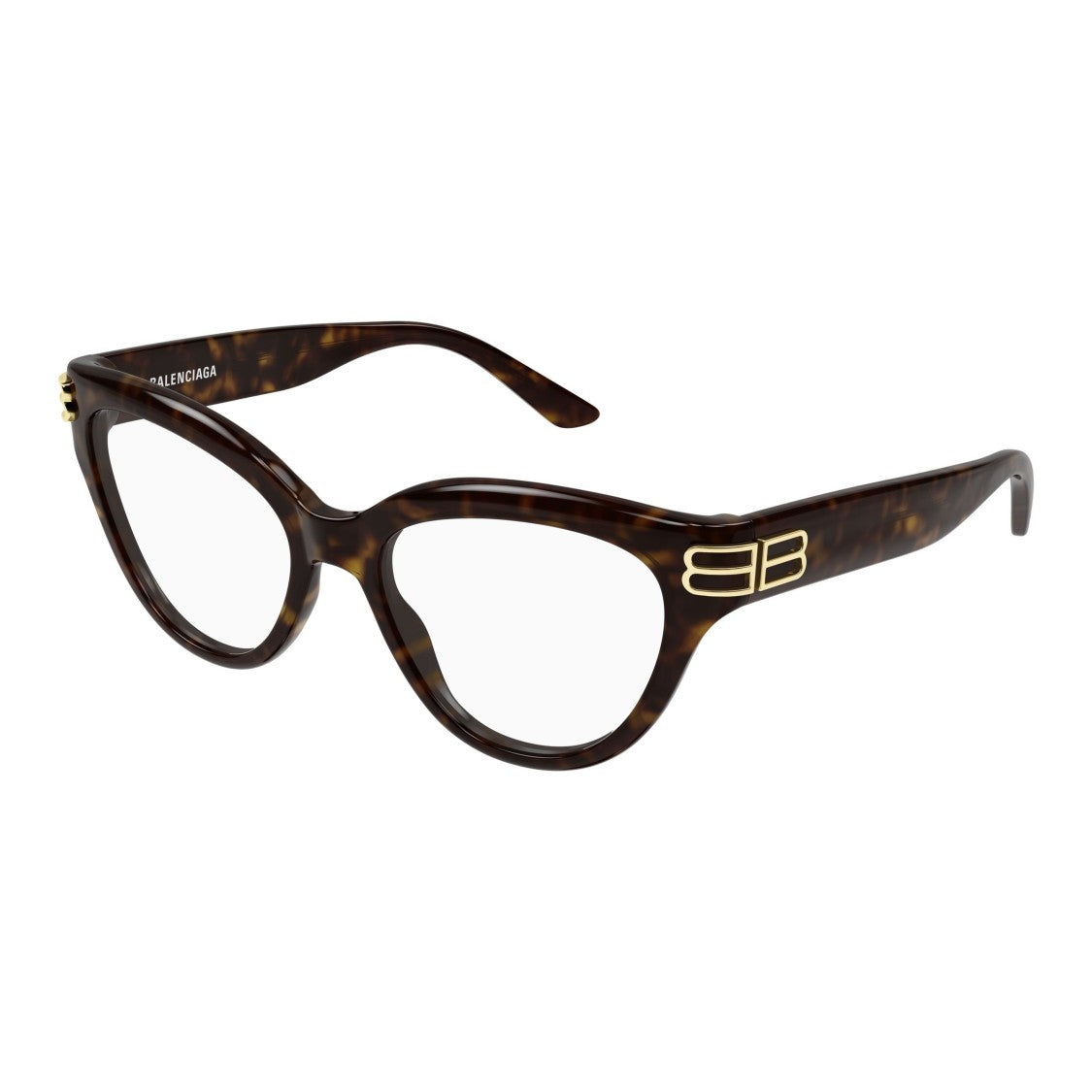 Balenciaga Bb0436o Cat-Eye Tortoiseshell Acetate Sunglasses