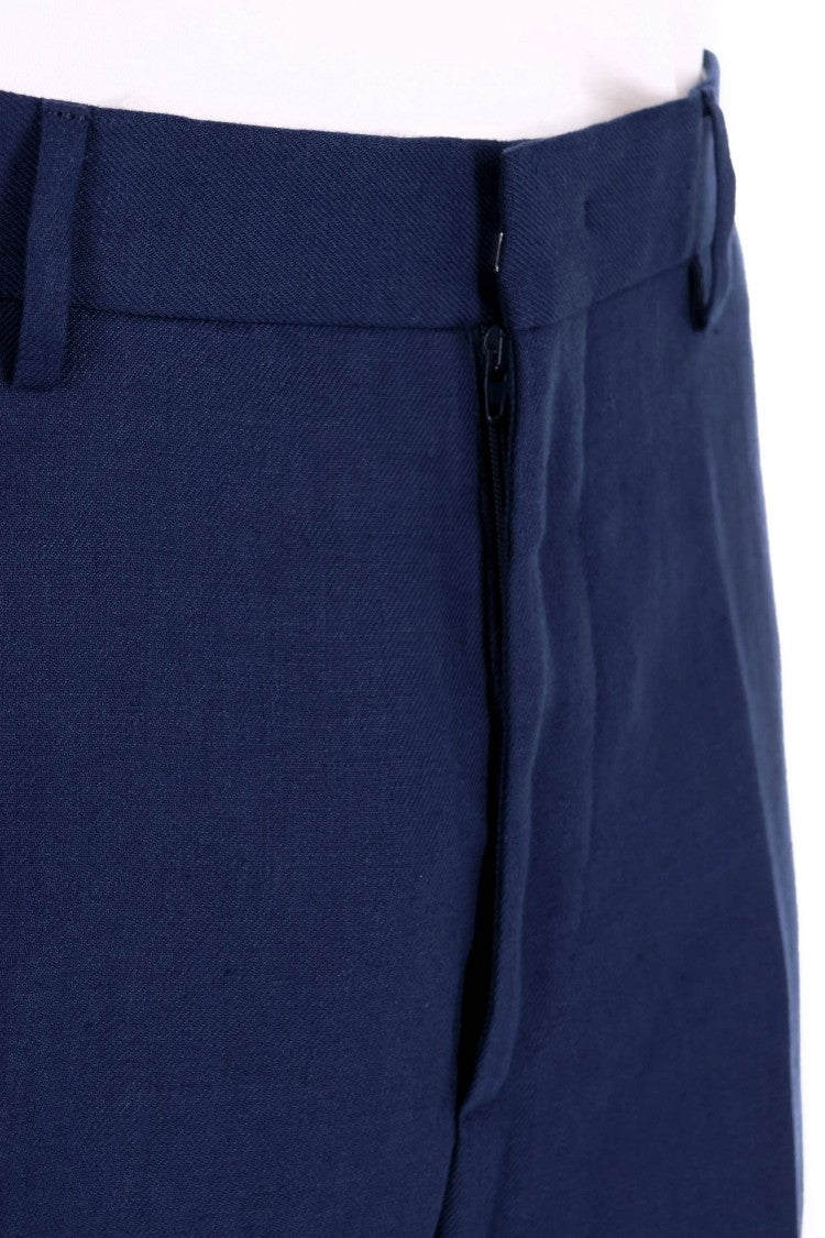 Tagliatore Over Fit Pure Linen Trousers