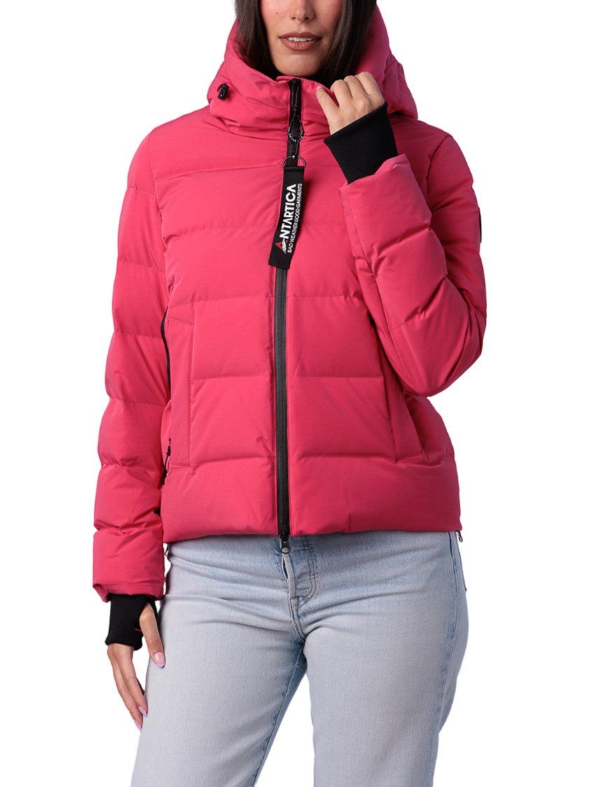 Antartica Black Ginny Quilted Padded Polyamide Jacket