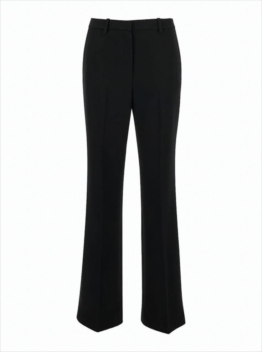 Theory Straight-Leg Tailored Pants With Subtle Flare