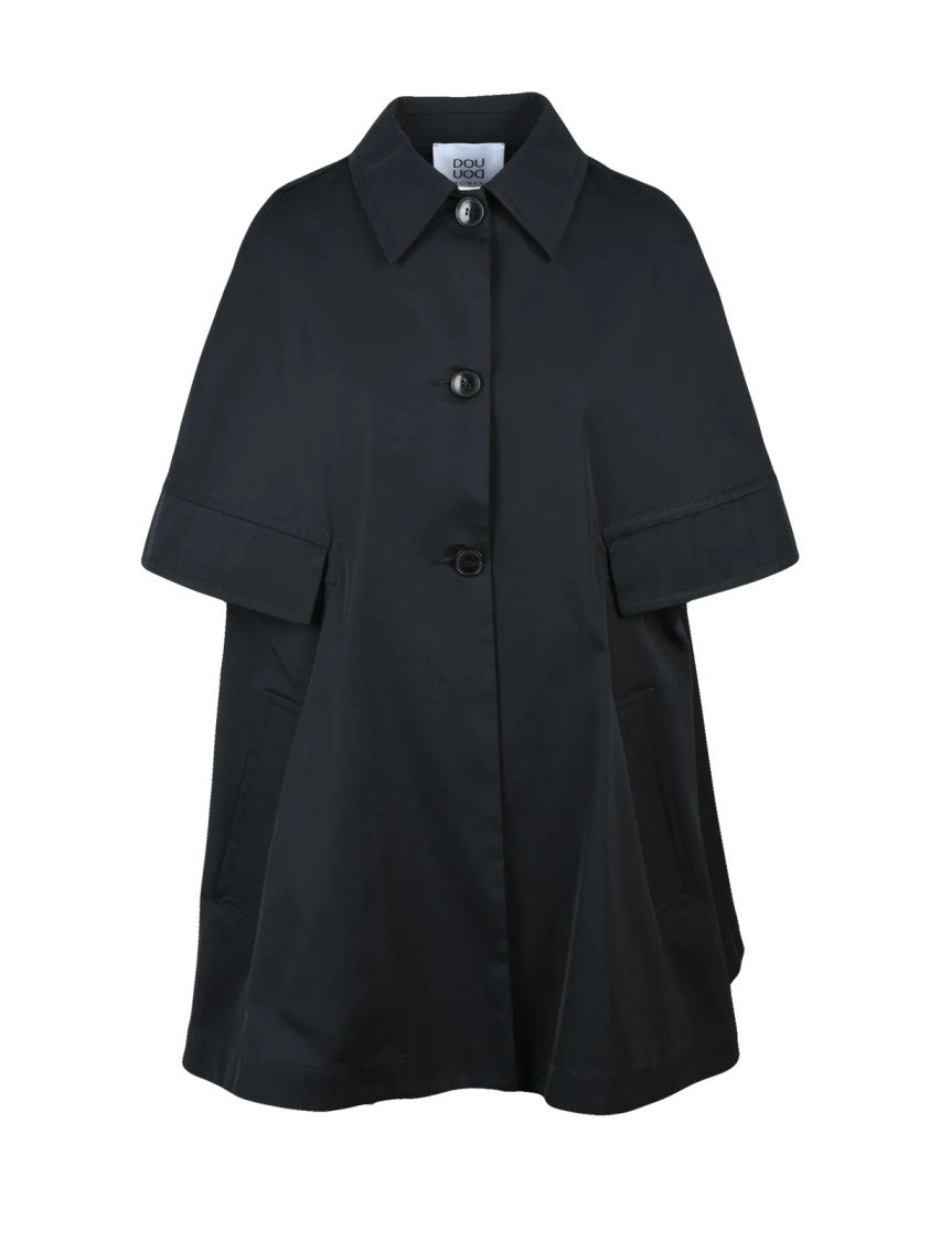 Douuod Trench Cape - Night Blue