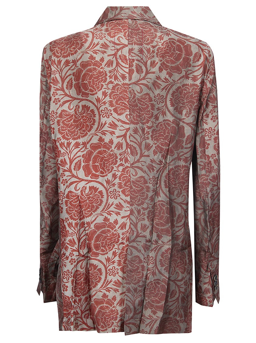 Uma Wang Khloe Floral Cupro Jacket