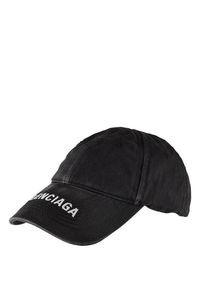 Balenciaga Faded Black Denim Cap