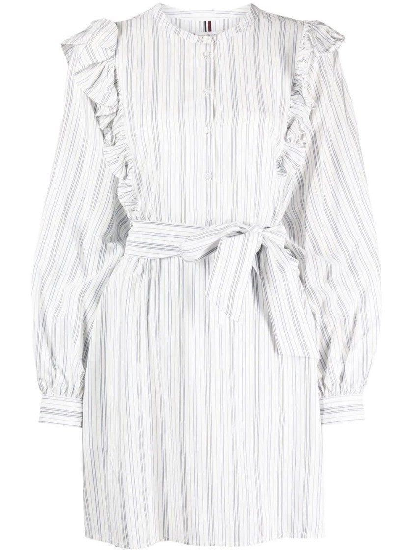 Tommy Hilfiger Midi Dress With Classic Stripe Pattern