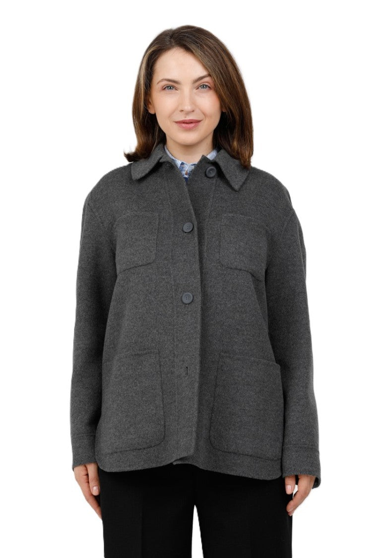 Max Mara Tailored Virgin Wool Jacket With Silk