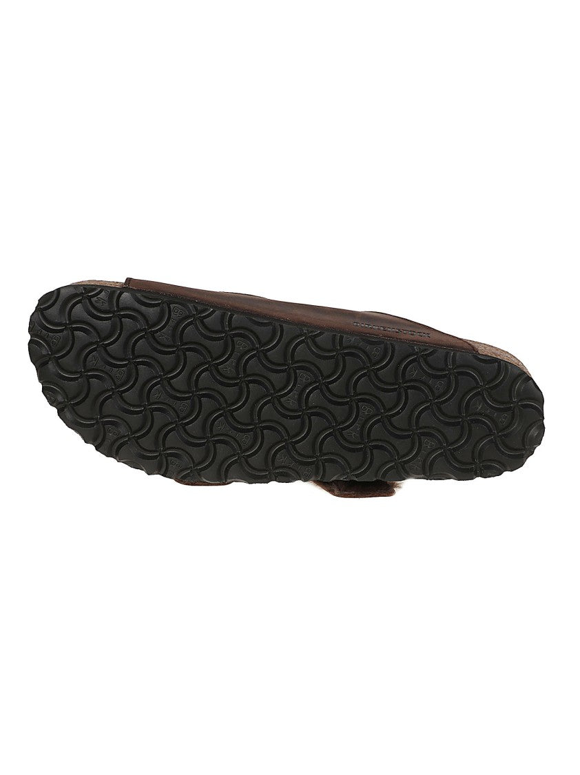 Birkenstock Arizona Bb Leather Shearling Sandals