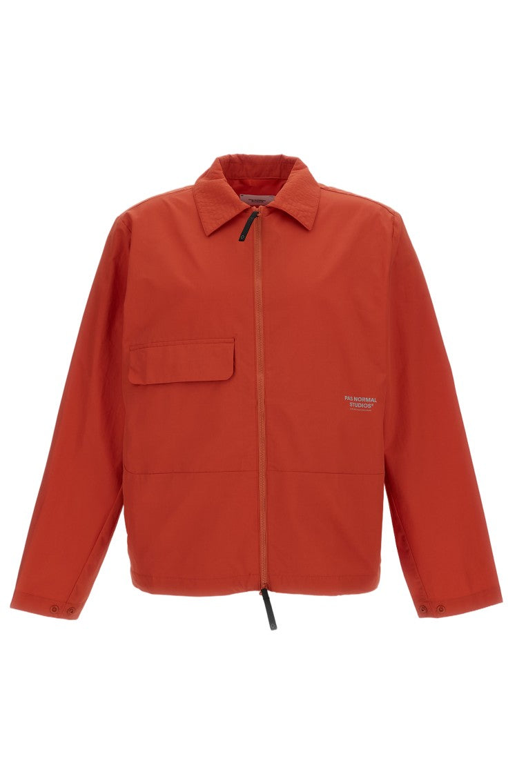 Pas Normal Studios Orange Off-Race Utility Jacket