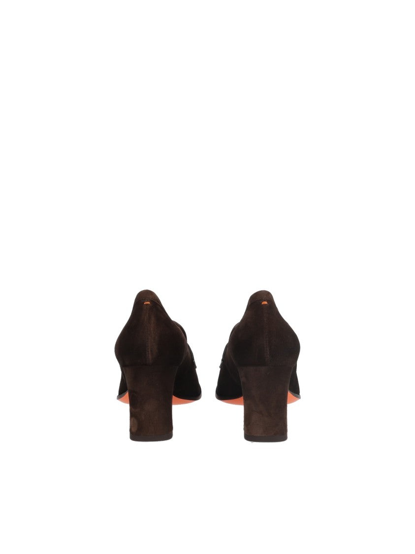 Santoni Black Carla Pumps