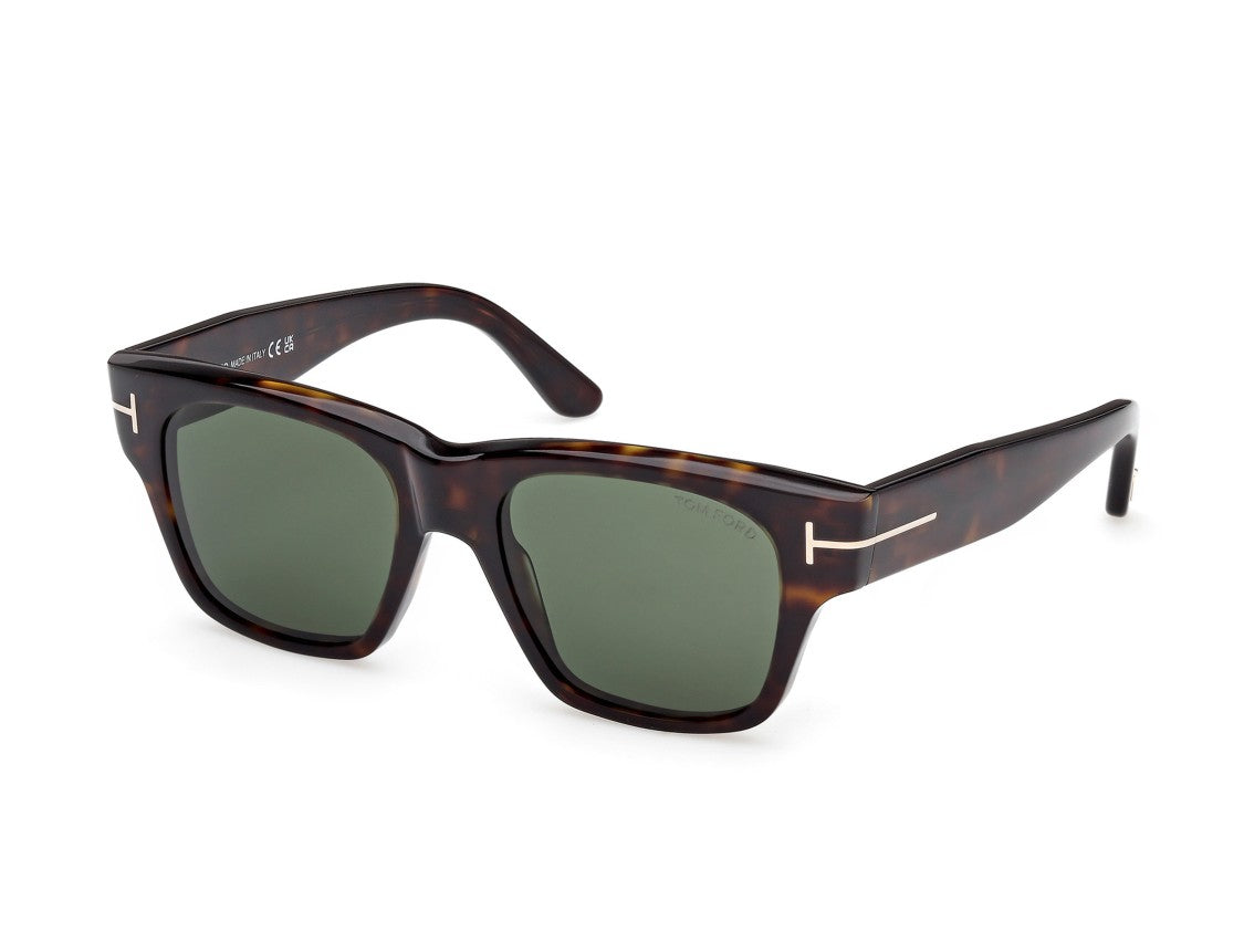 Tom Ford Tortoiseshell Ft1280 Oversized Square Acetate Sunglasses