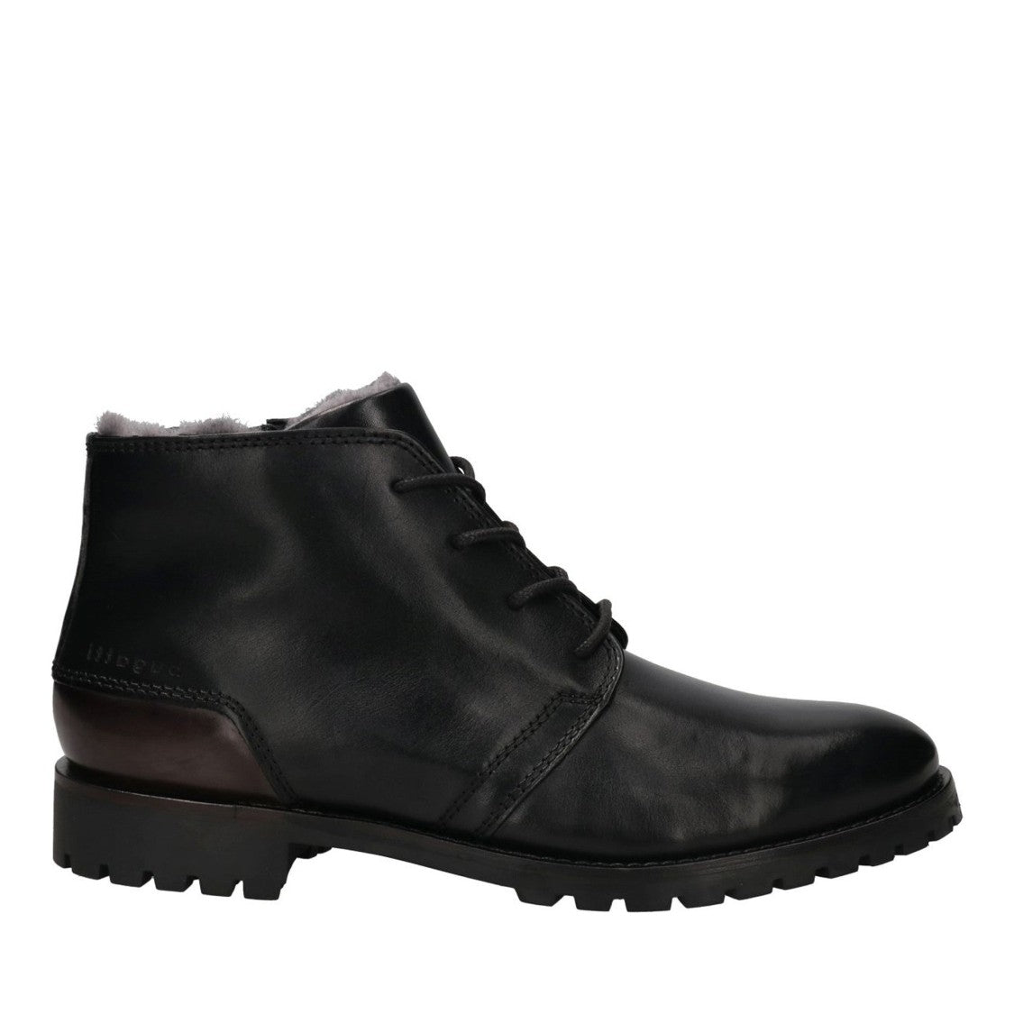 Bugatti Black Paule Rugged Leather Boots