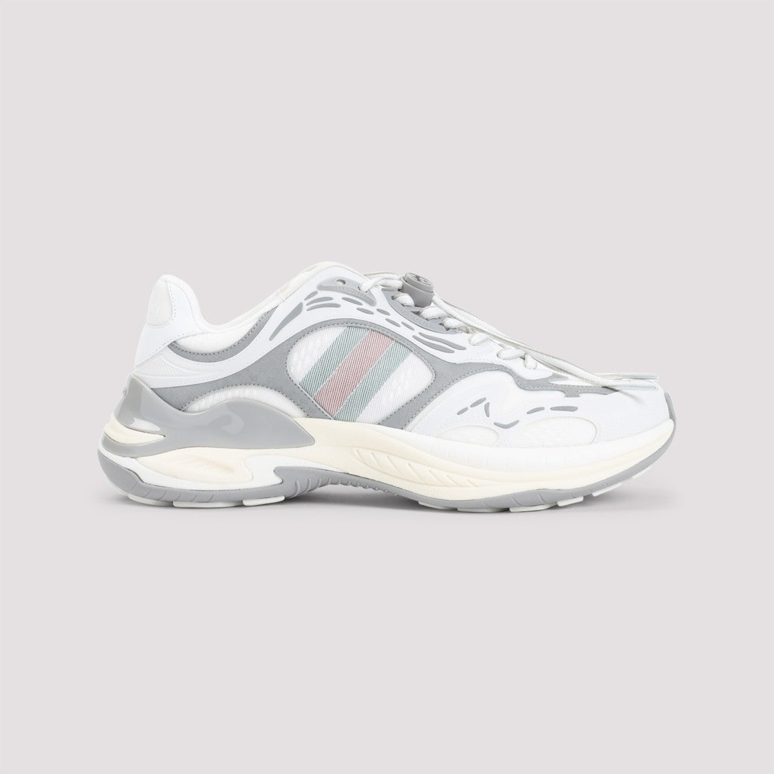Gucci Multicolour Leather And Mesh Sneakers