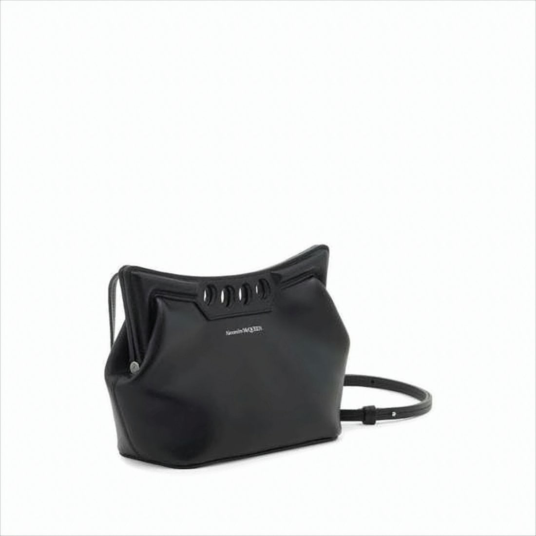 Alexander Mcqueen Structured Leather Shoulder Bag