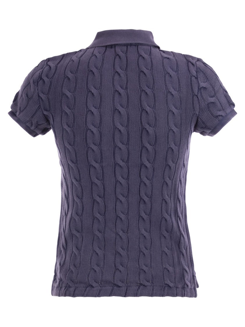 Polo Ralph Lauren Plaited Short-Sleeved Polo Shirt