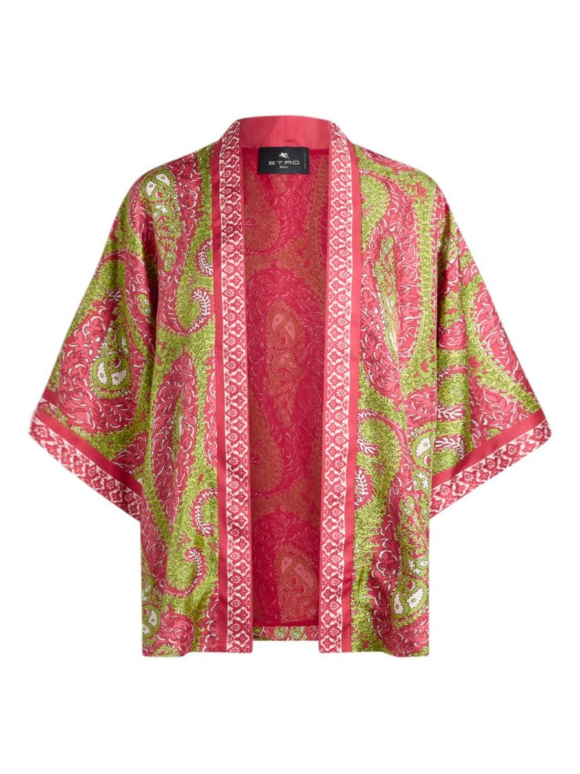 Etro Kimono Sleeve Silk Jacket
