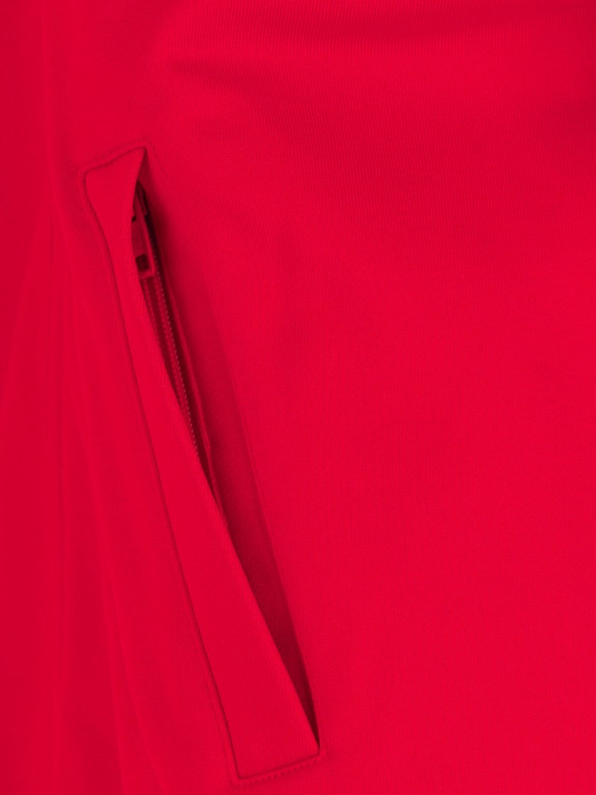 Balenciaga Zip-Up Logo Sweatshirt – Red