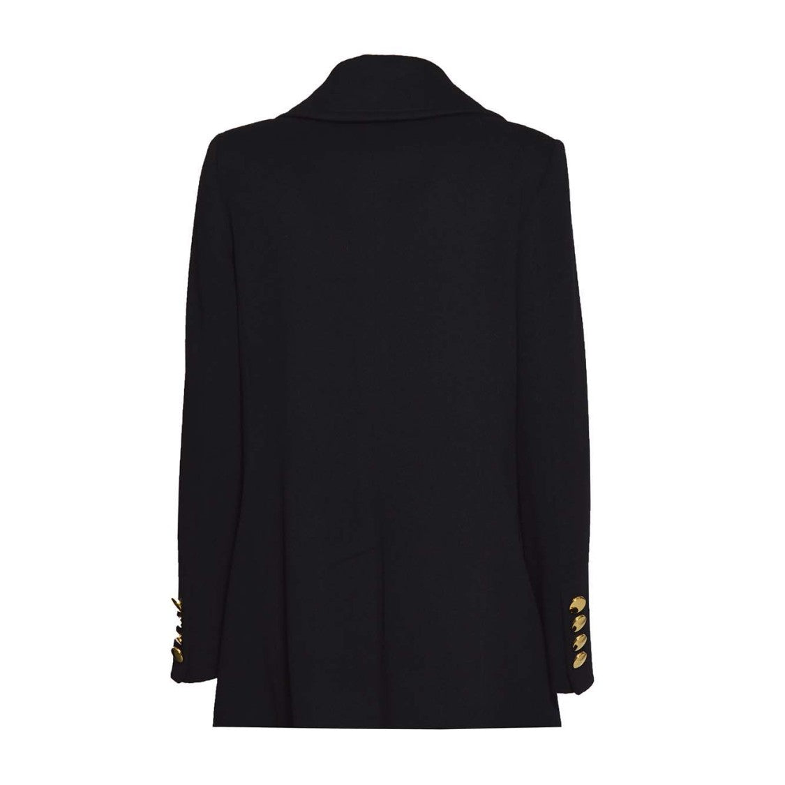 Tagliatore Black Cashmere And Wool Blanche Coat