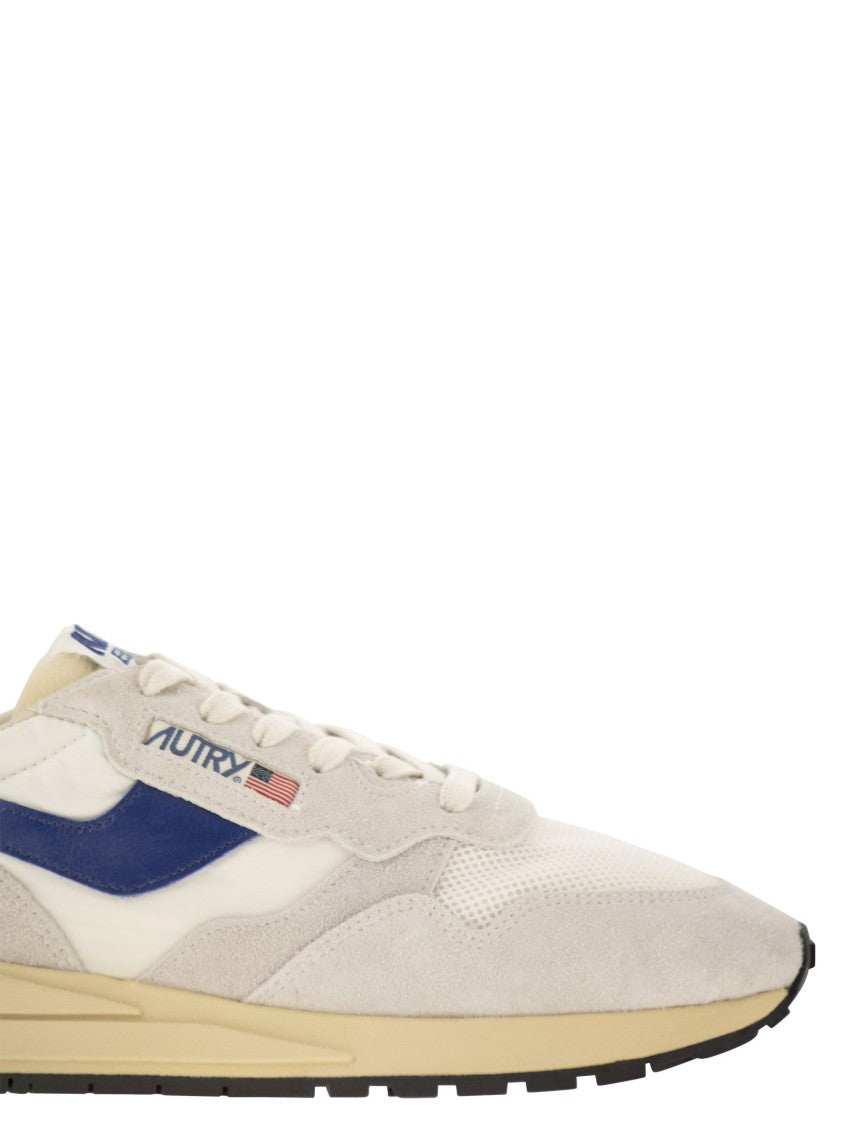 Autry Reelwind - Suede And Technical Textile Trainer
