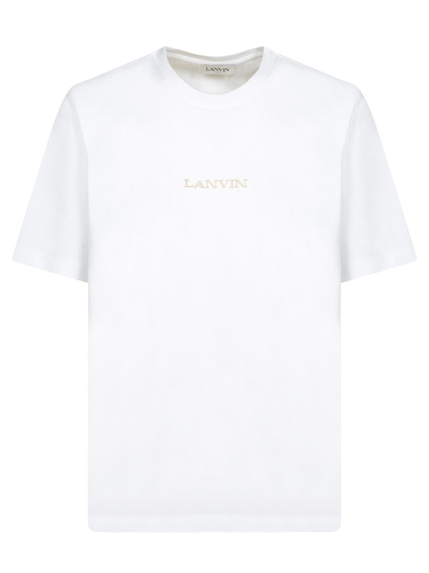 Lanvin Classic Crew Neck White T-Shirt