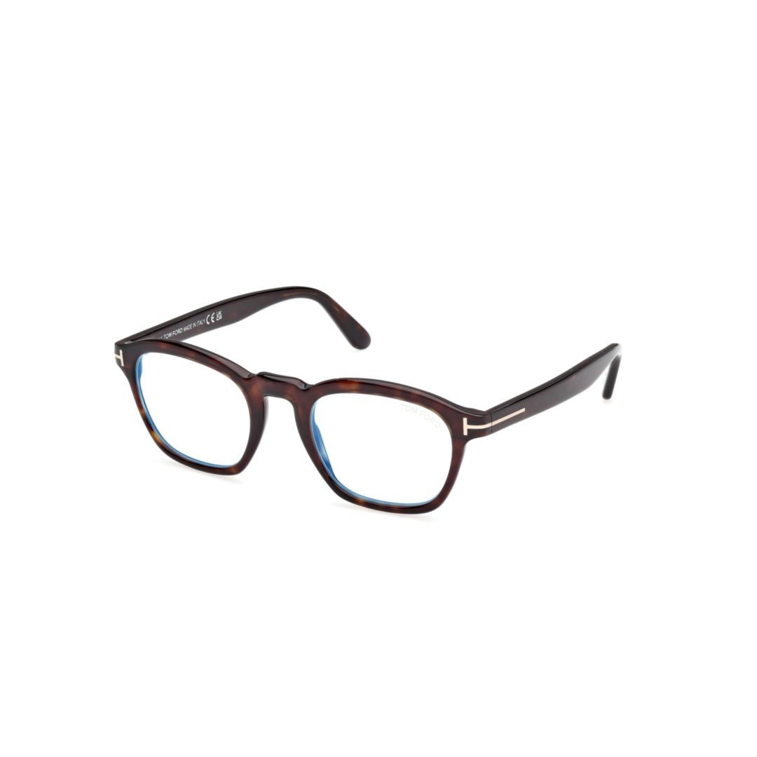 Tom Ford Ft6033-B Classic Square Tortoiseshell Eyeglasses