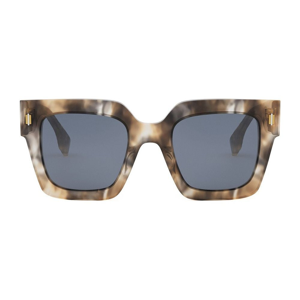 Fendi Rome Oversized Square Acetate Sunglasses