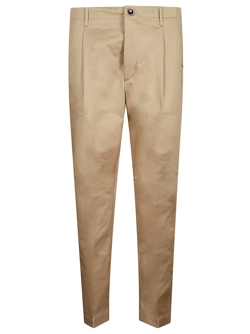 Nine In The Morning Dove Grey Fold 2 Chino Pants