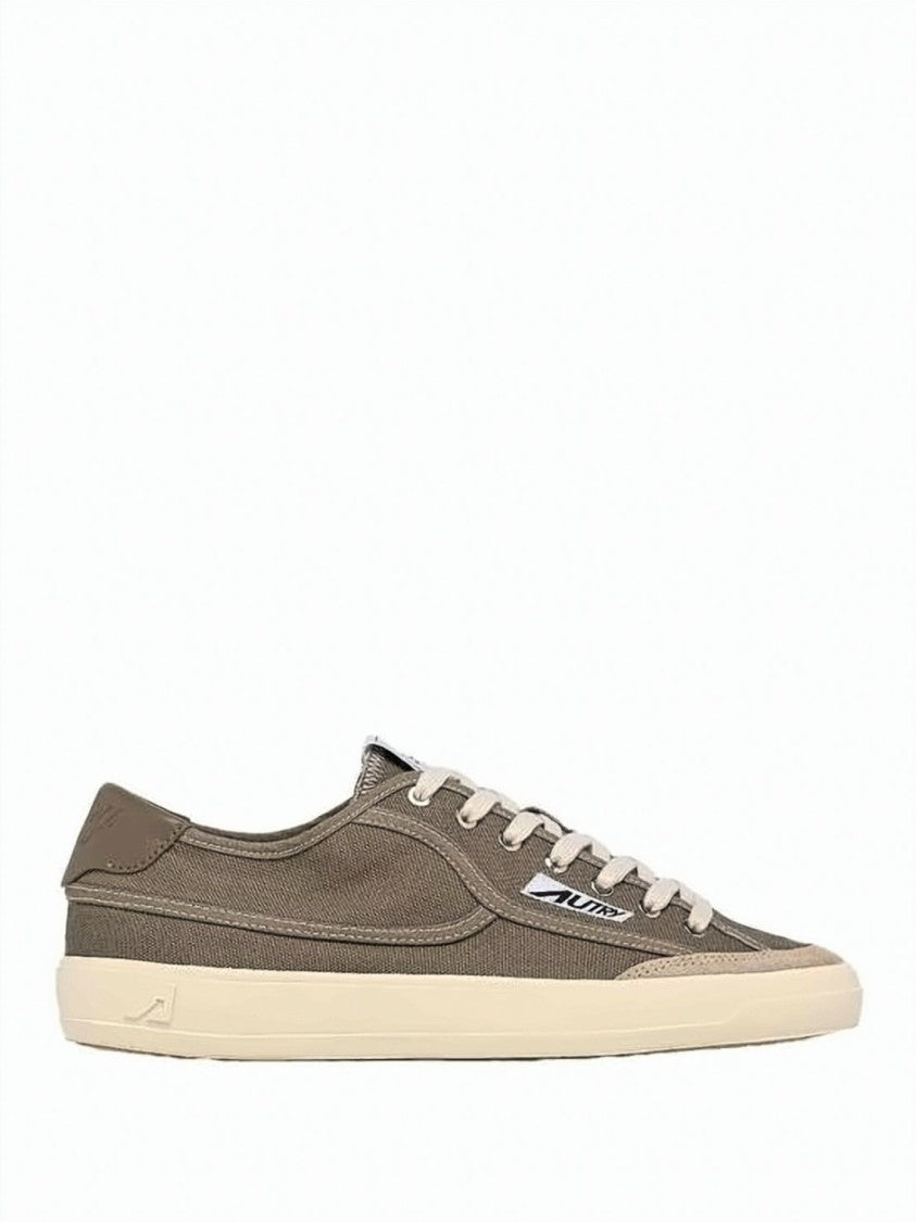 Autry Low-Top Sneakers In Suede And Canvas Blend