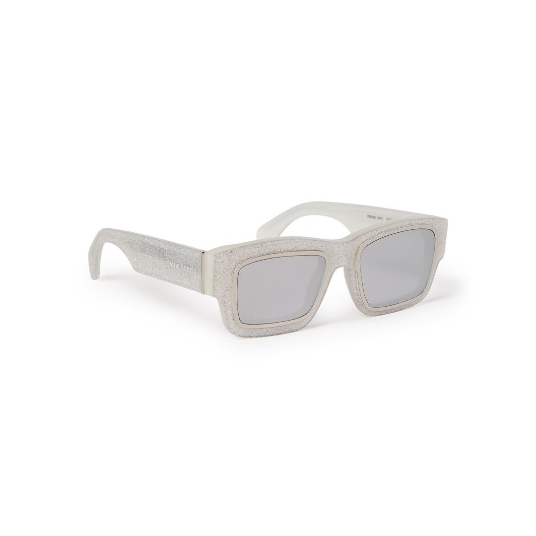 Palm Angels Peri030 Raymond Reflective Acetate Rectangular Sunglasses