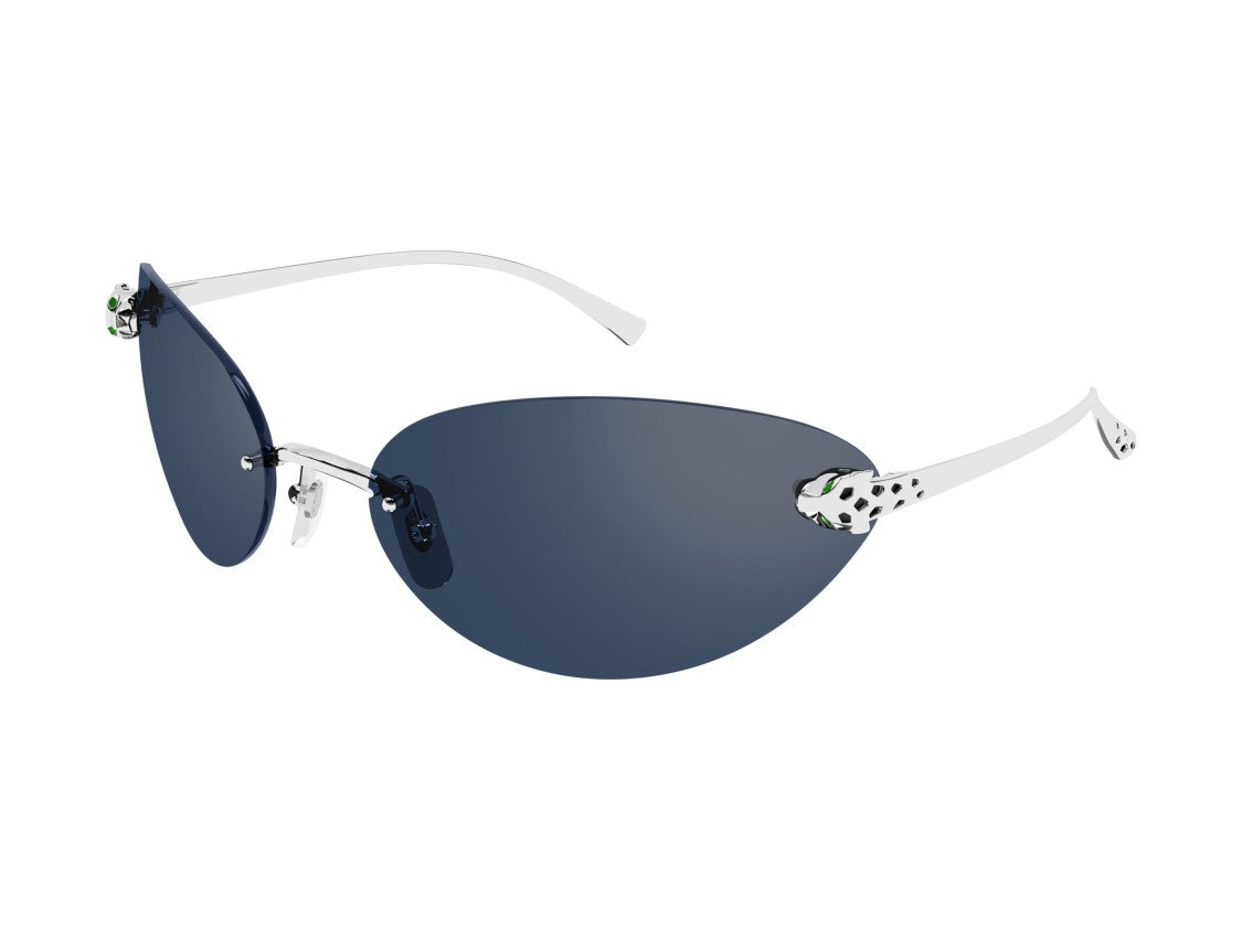 Cartier Gold Ct0635s Rimless Cat-Eye Sunglasses