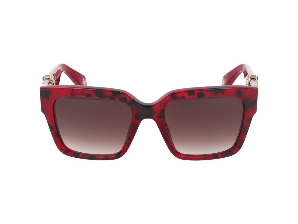 Roberto Cavalli Sunglasses Src040m 07Mt Square Red 54/20/140