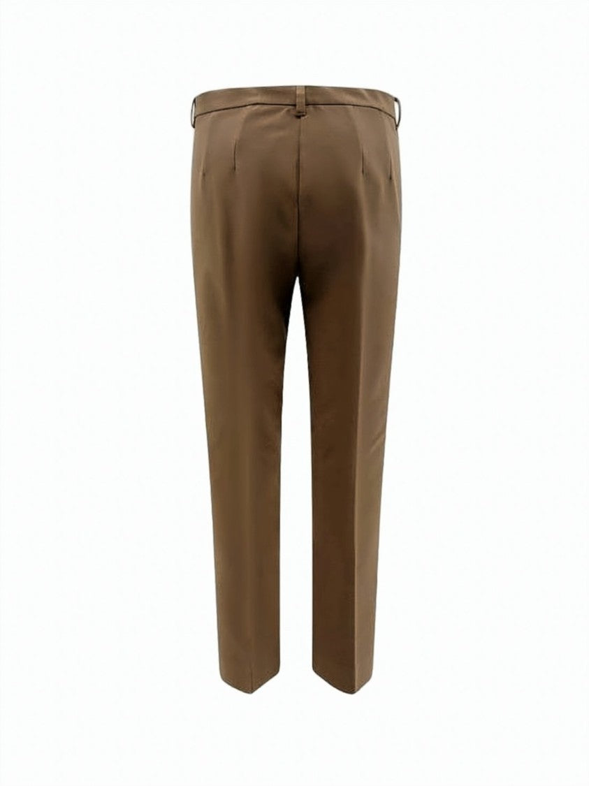 Max Mara Straight-Leg Tailored Suit Pants With Mid-Rise Waist