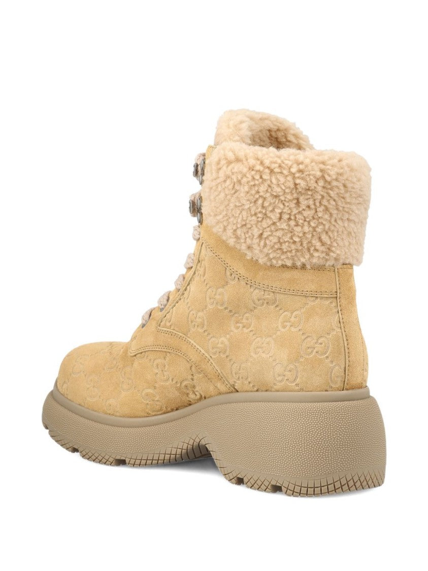 Gucci Lace-Up Ankle Boot