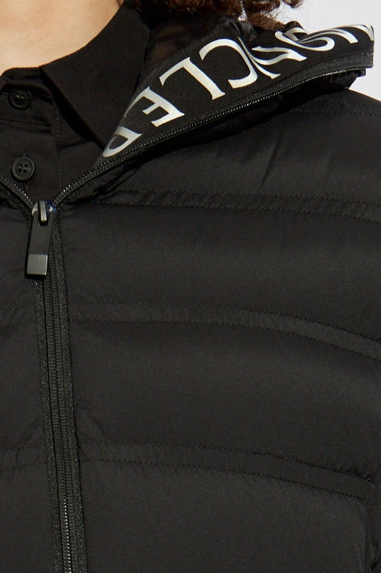 Moncler Hooded Black Padded Down Coat