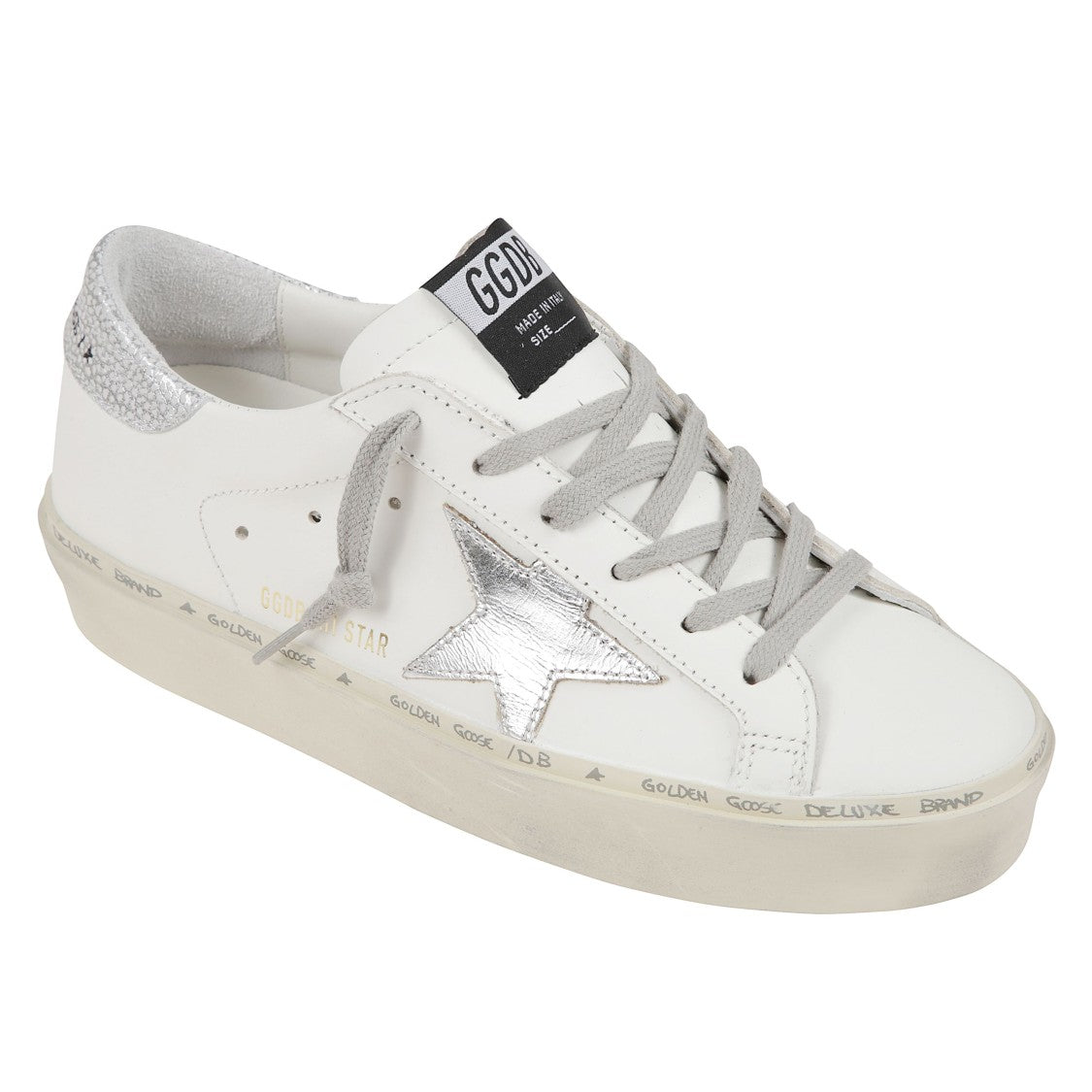 Golden Goose Vintage Leather Sneakers With Beaded Detail
