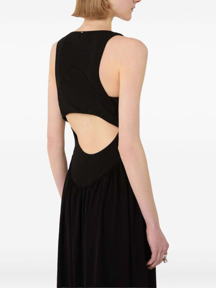 S Max Mara Midi Dress Jersey Cutout
