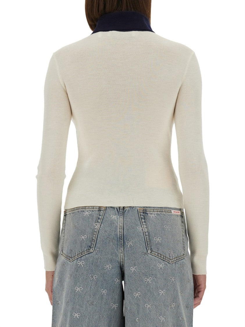 Self-Portrait Merino Wool Cardigan