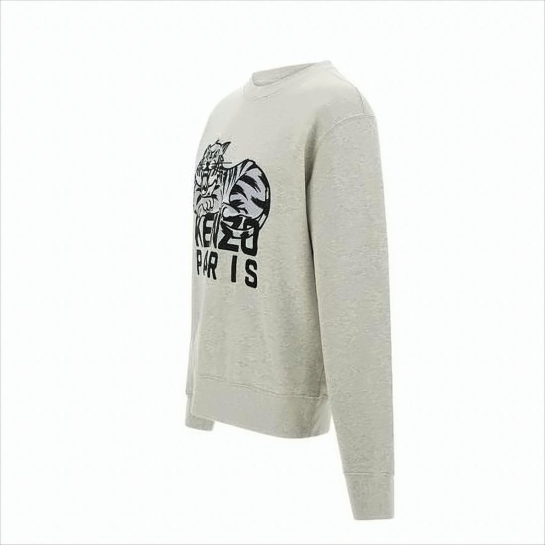 Kenzo Relaxed Fit Long-Sleeve Sweatshirt With Bold Tiger Graphic