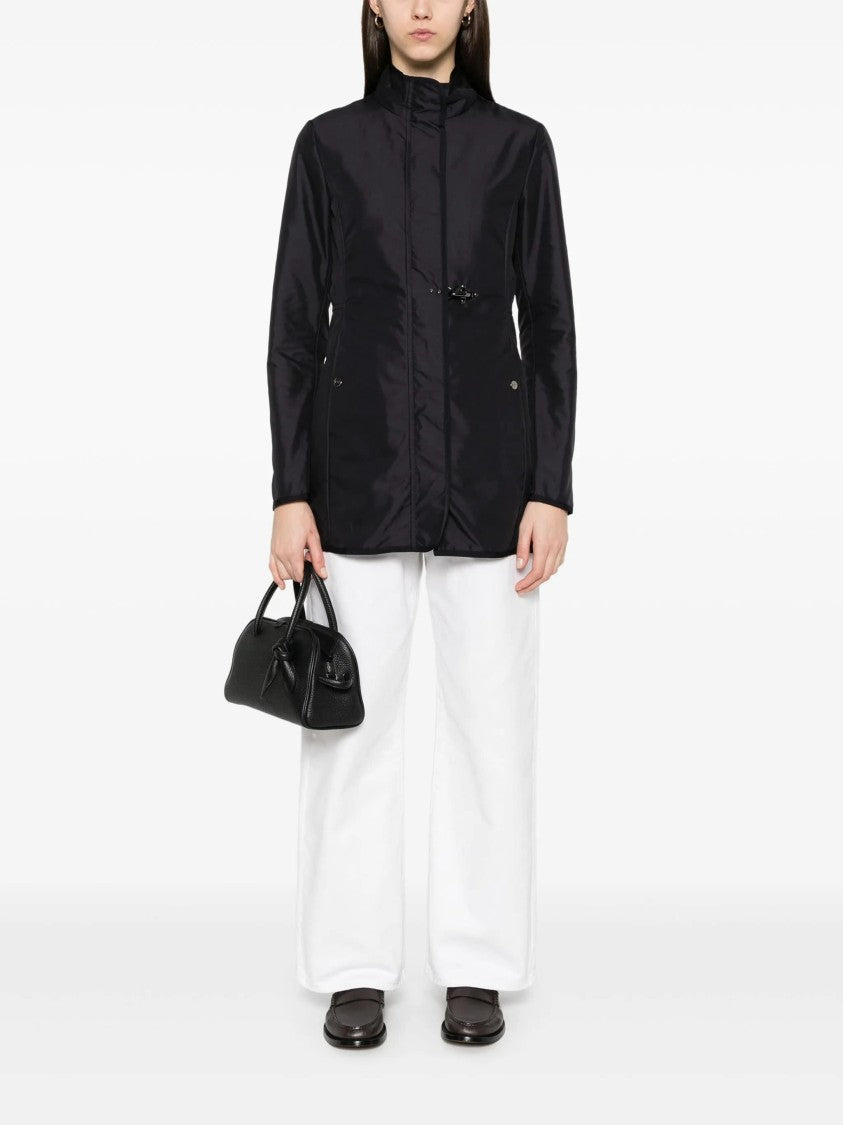 Fay Easy Virginia High Collar Dual Closure Coat
